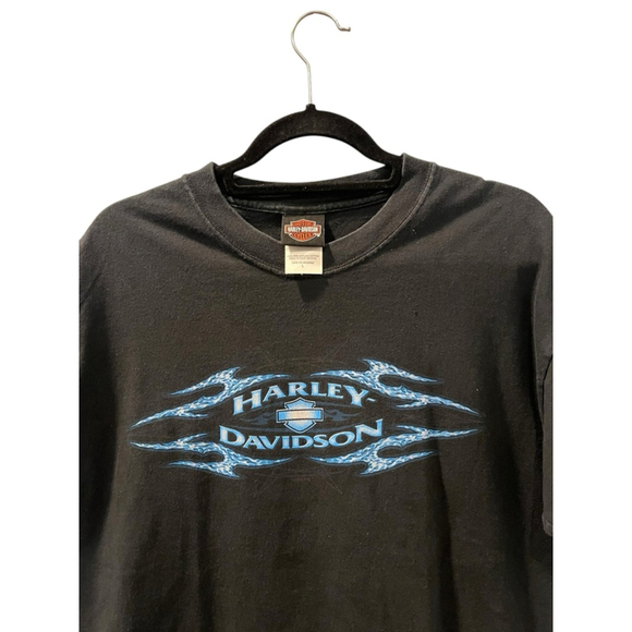 Vintage 2004 Harley Davidson Y2K Short Sleeve T-Shirt Size Large Biker Crew Neck - Picture 3 of 4